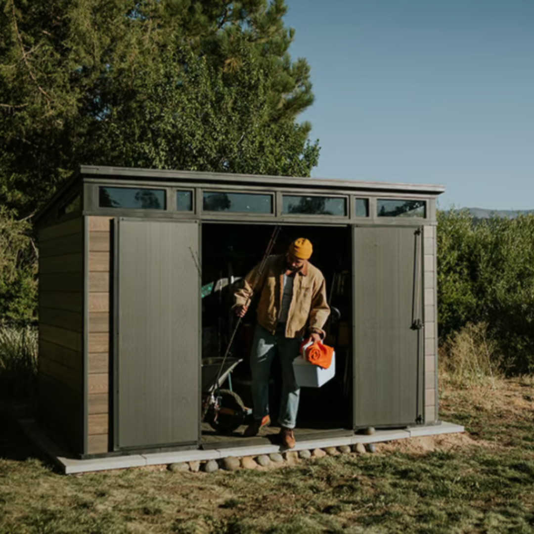 Signature Collection 11x7ft Premium Outdoor Storage Shed – 3.4m x 2.1m Resin Garden Shed