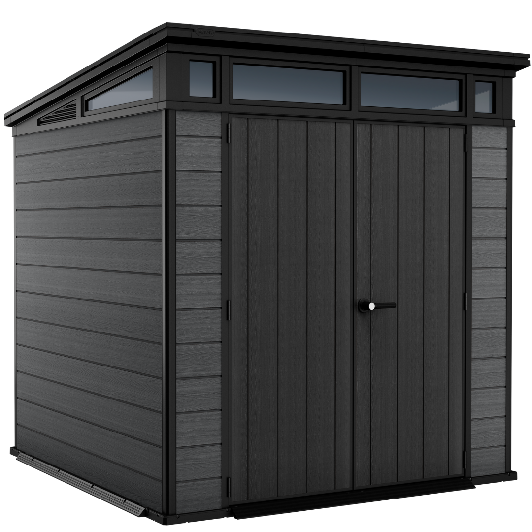 Cortina 7x7ft Premium Outdoor Garden Shed – 2.1m x 2.1m Resin Storage Shed