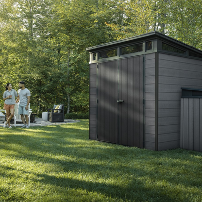 Cortina 7x7ft Premium Outdoor Garden Shed – 2.1m x 2.1m Resin Storage Shed