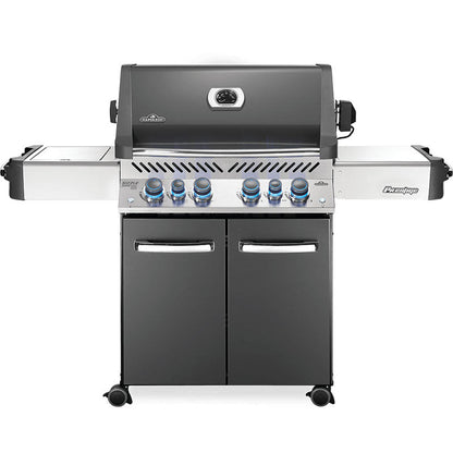 Elite Series 500 Gas Grill with Rear & Side Infrared Burners - Grey
