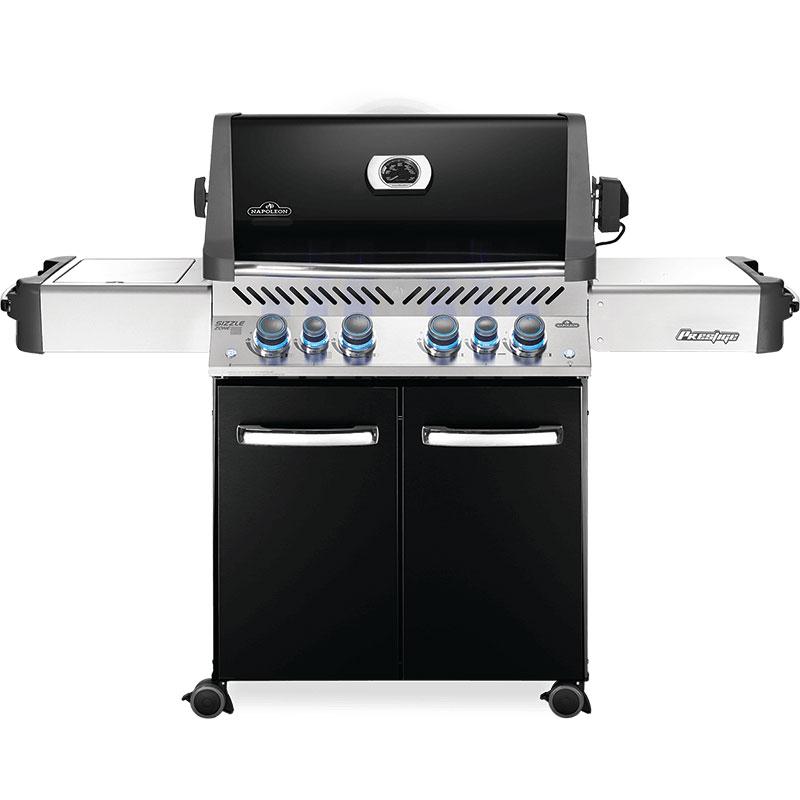 Elite Series 500 Natural Gas Grill with Rear & Side Infrared Burners - Black