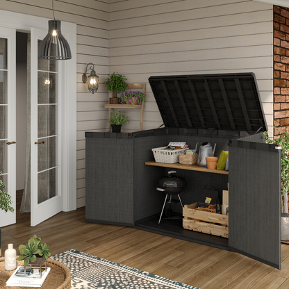 Store It Out Darwin Outdoor Storage Box – Weather-Resistant Garden Storage Unit