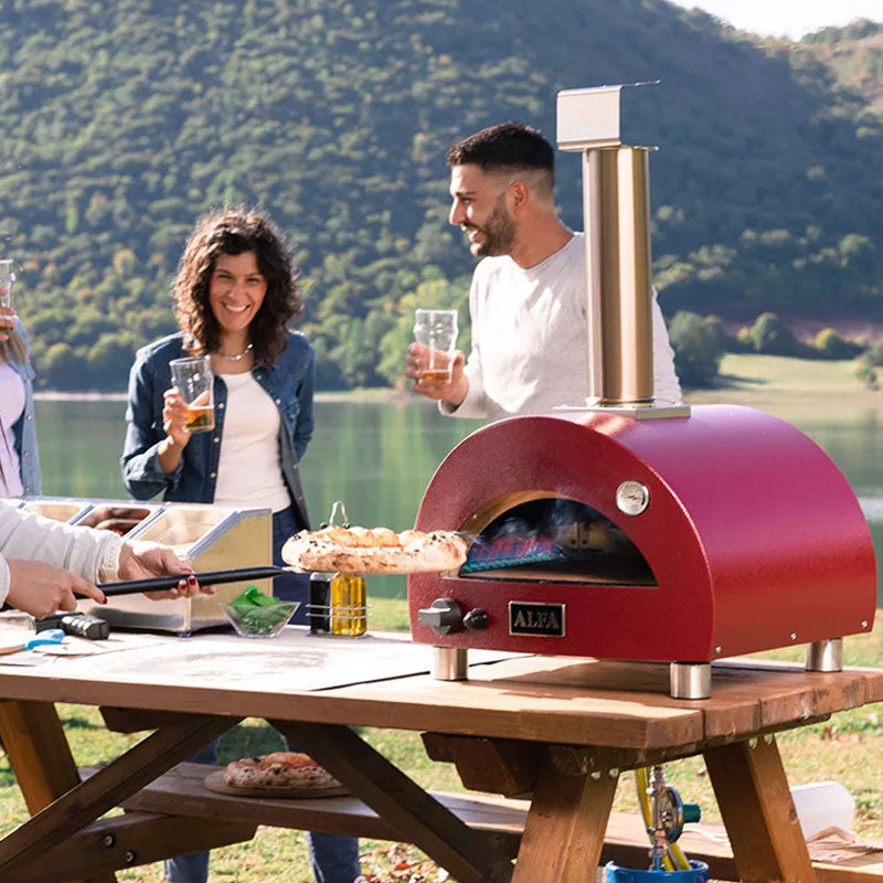 Modern Portable Gas-Fired Outdoor Pizza Oven