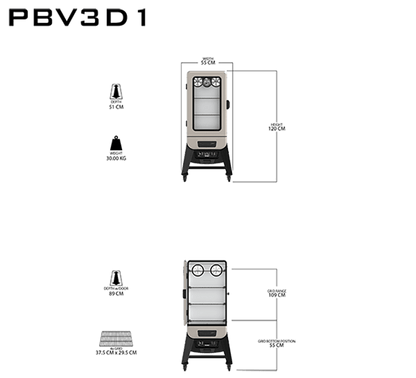 Pro-Series 3 Digital Electric Vertical Smoker